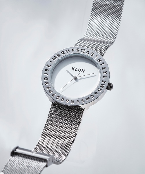 KLON（クローン） 腕時計 KLON ENGRAVE TIME -MESH STRAP- メンズ