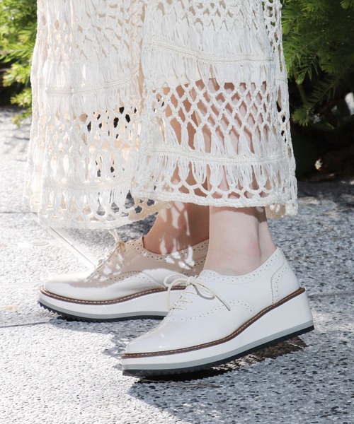 シューズ ドレスシューズ Evol プラットフォームレースアップシューズ Iq9550 Zozotown Yahoo 店 通販 Yahoo ショッピング