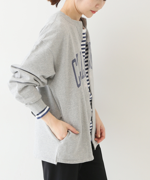 極美品　スローブイエナ カレッジカーディガン　ゆったり　ロゴ 極美品 スローブイエナ カレッジカーディガン ゆったり ロゴ 楽天市場