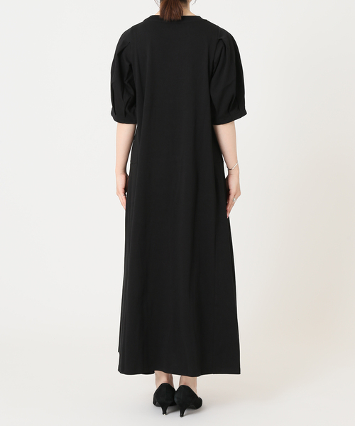JOURNAL STANDARD ワンピース タックパフサイドフレアワンピース