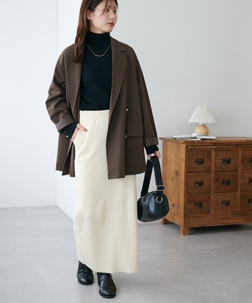 Discoat（ディスコート） スカート 「WEB限定」リブカットナロー