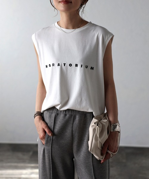 Bonjour Sagan（ボンジュールサガン） tシャツ MORATORIUMコットン