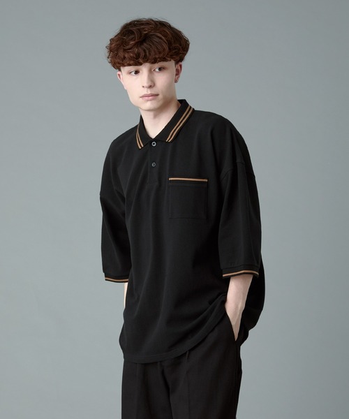 TENDERLOIN Moss Stitch Polo ポロシャツ　M RUUBON ポロシャツ 半袖 「RUUBON」moss stitch polo shirt / モス
