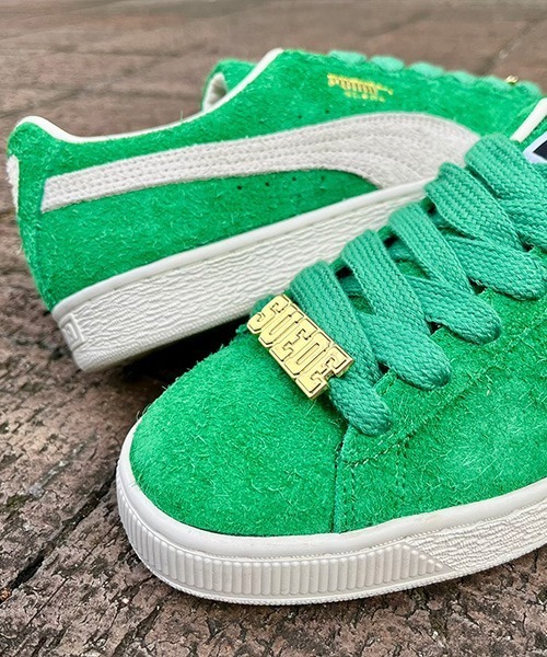 美品！PUMA×XLARGE SUEDE FAT LACE 29cm Puma x XLARGE Suede Fat Lace Black White-Warm White 396809