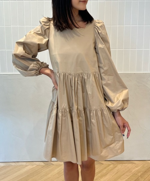 eimy istoire ワンピース ティアードテントミニワンピース
