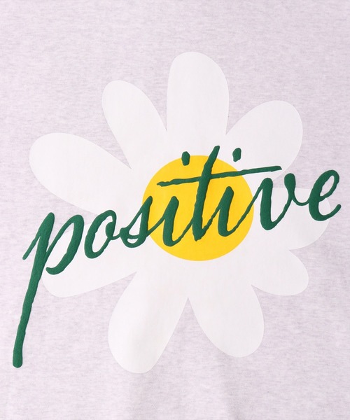 BAYBLO パーカー (RN)「韓国ブランド」「POSITIVE」フラワー