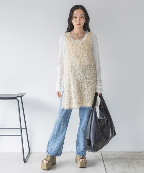 tシャツ Tシャツ スムーステレコUネックLS TEE/103372 