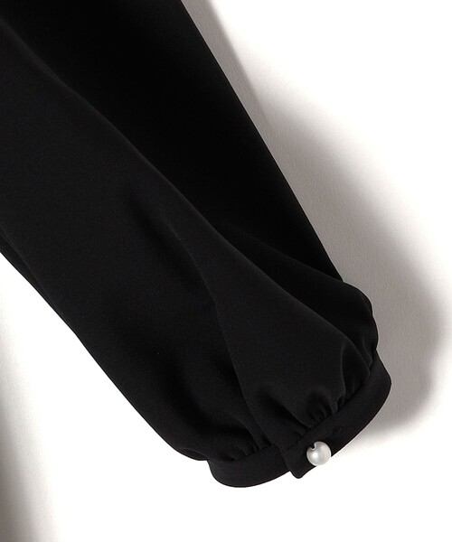 シップス　リトル　ブラックships little black M ワンピース 　結婚式 ドレス　膝丈　膝上　レディース　ファッション　黒　ブラック　 二次会　フレア ships little black ワンピース 「手洗い可能」ブラック フォーマル