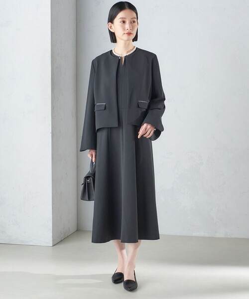 ships little black ワンピース 「手洗い可能」ブラック フォーマル