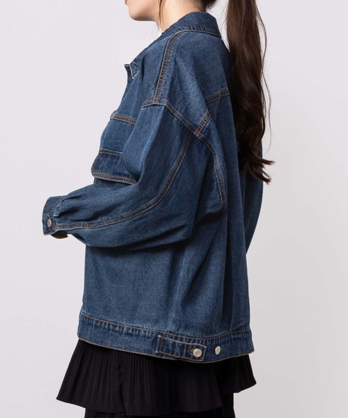デニムジャケット gジャン GOOD CREW グッドクルー ルーズデニムG