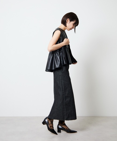 Firsthand ワンピース Firsthand/ファーストハンド 2WAY配色ステッチ