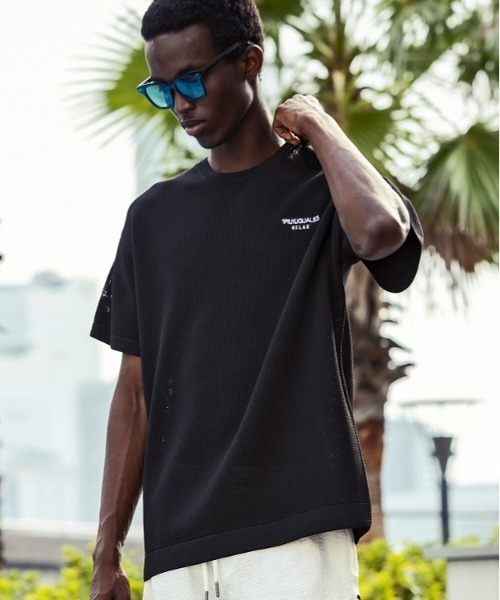 1PIU1UGUALE3 RELAX tシャツ RELAX(ウノピゥウノウグァーレトレ
