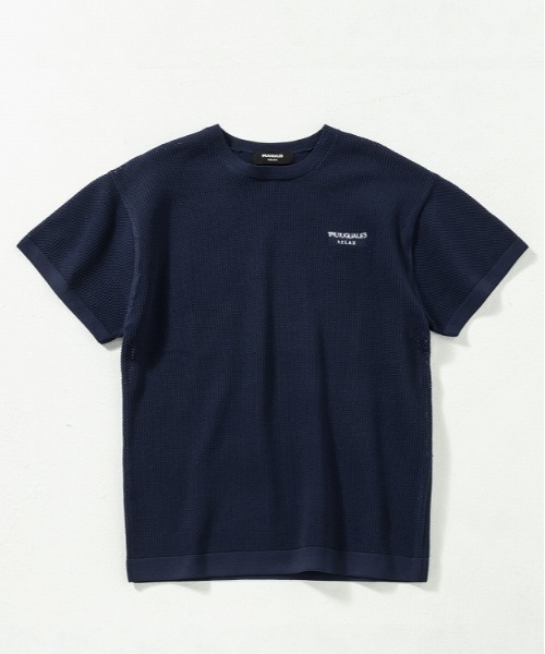 【1PIU1UGUALE3 RELAX】ベーシック 半袖 ニットTシャツ 1PIU1UGUALE3 RELAX ウノピゥウノウグァーレトレ リラックス