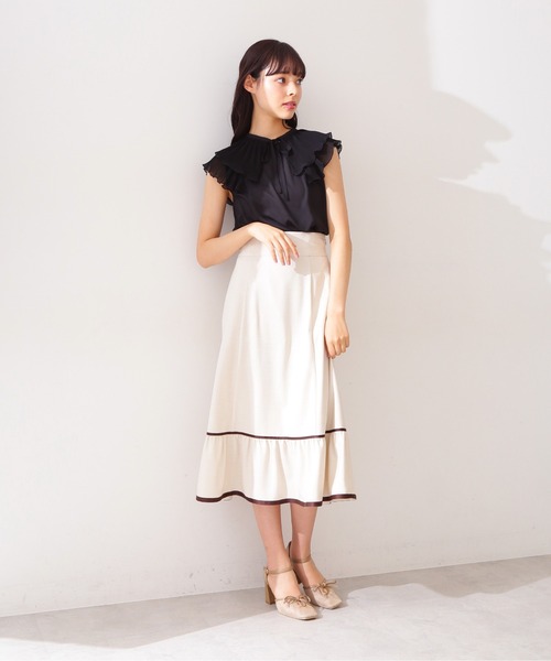 「JILL STUART」 ノースリーブブラウス SMALL ベージュ レディース JILL by STUART 「JILL STUART」 ノースリーブブラウス FREE
