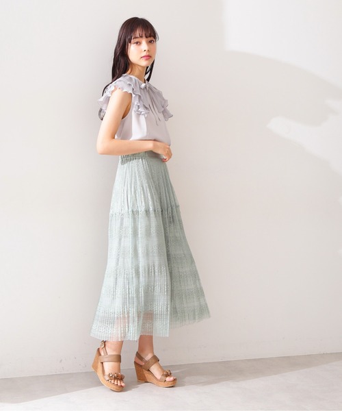 「JILL by JILL STUART」 ノースリーブブラウス FREE ラベンダー レディース JILL by STUART 「JILL STUART」 ノースリーブブラウス FREE