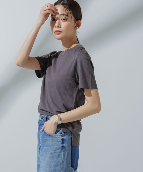 tシャツ Anti Soaked(R) 汗染み防止 クルーネックTシャツ レディース