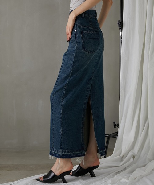 MY__ “TUCK DENIM SKIRT” マキシ丈　デニムスカート 復刻されたMY “TUCK DENIM SKIRT” - 1LDK apartments.