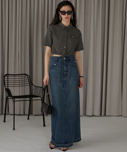 スカート PRANK PROJECT Sweatshirt Maxi Skirt 楽天ポイント還元】PRANK PROJECT スウェットマキシスカート