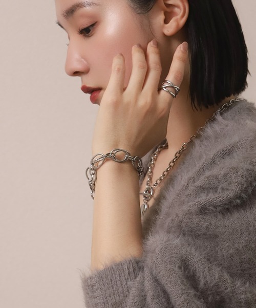 LHME ブレスレット 「WEB限定」“Moment”ダブルチェーンブレスレット