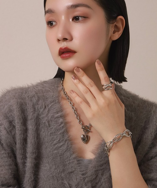 LHME ブレスレット 「WEB限定」“Moment”ダブルチェーンブレスレット