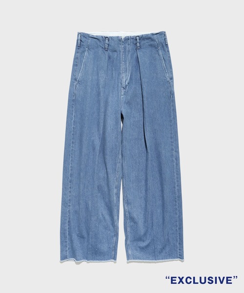 パンツ デニム ジーンズ 「saby/サバイ」STUDIOUS別注 TUCK BAGGY 