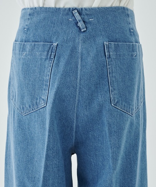 ジーンズ 「saby/サバイ」STUDIOUS別注 TUCK BAGGY DENIM メンズ 
