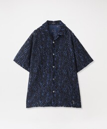 【美品】LOVELESS メンズ半袖開襟シャツ シャツ パイソン柄・レオパード柄 半袖開襟シャツ/アニマル総柄