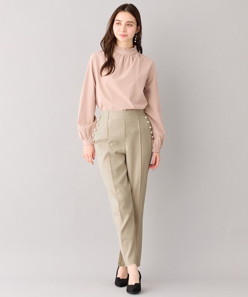 ボタン付きテーパードパンツ トッコクローゼット tocco closet