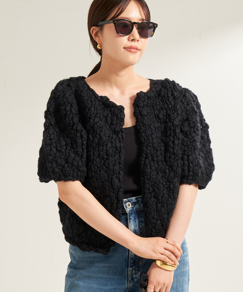 Plage HAND KNIT ジャンボスラブ カーディガン plage ニット セーター HAND KNIT ジャンボスラブ カーディガン