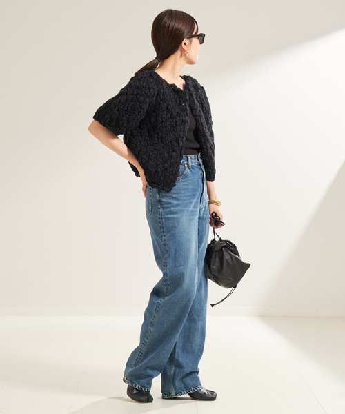 Plage HAND KNIT ジャンボスラブ カーディガン plage ニット セーター HAND KNIT ジャンボスラブ カーディガン