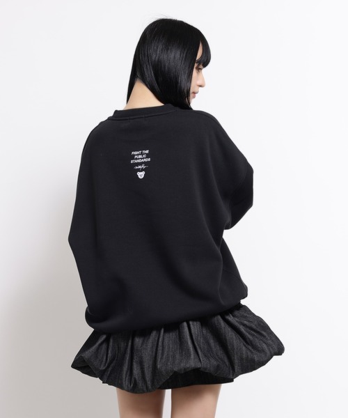 24AW 新品タグ付 MILK ミルク BRIT ショートトレーナー ブラック 24AW 新品タグ付 MILK ミルク BRIT ショートトレーナー ブラック
