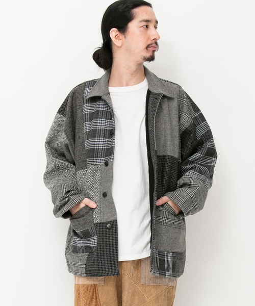 johnbullメンズツイードコート 楽天市場】【中古】Johnbull ジョンブル TWEED WORK COAT