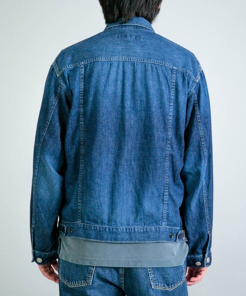 デニムジャケット gジャン 「OMNIGOD mens / オムニゴッド」 7ozデニム ショートワークジャケット メンズの画像