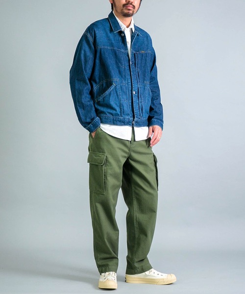 デニムジャケット gジャン 「OMNIGOD mens / オムニゴッド」 7ozデニム ショートワークジャケット メンズの画像