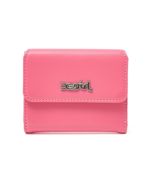 X-girl（エックスガール） 財布 FAUX LEATHER MINI WALLET レディース