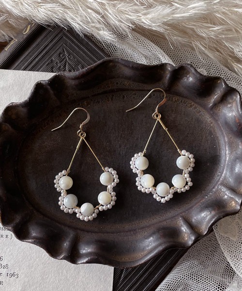 マザーオブパール ピアス クローバーのおすすめ人気商品一覧 通販