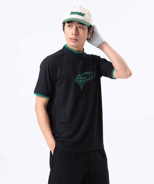 BEAMS GOLF tシャツ ORANGE LABEL / レイヤード モックネック
