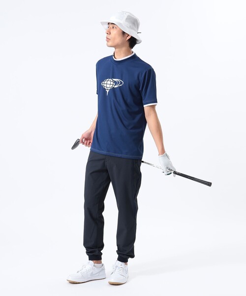 BEAMS GOLF tシャツ ORANGE LABEL / レイヤード モックネック