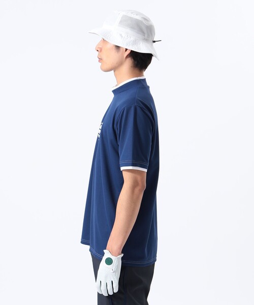 BEAMS GOLF tシャツ ORANGE LABEL / レイヤード モックネック