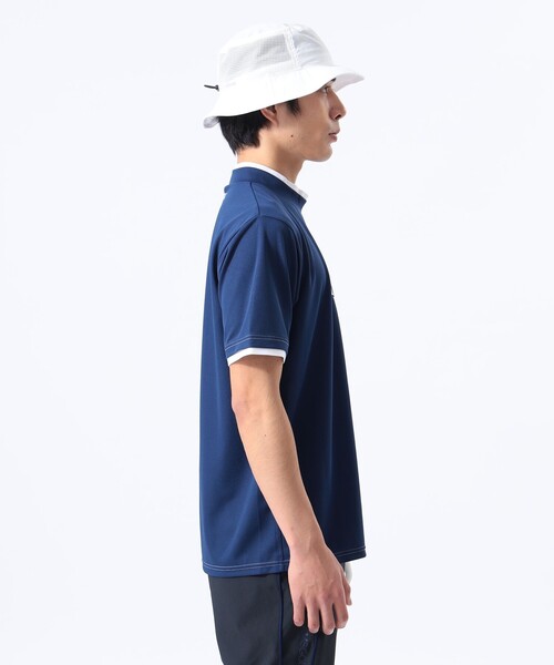 BEAMS GOLF オレンジレーベル　レイヤード モックネックシャ難あり BEAMS GOLF tシャツ ORANGE LABEL / レイヤード モックネック