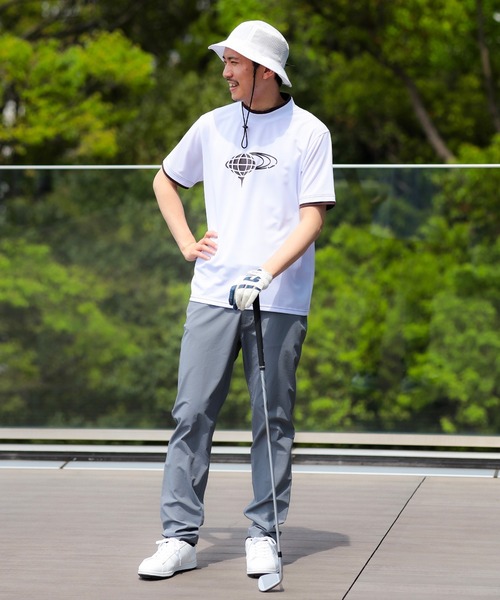 BEAMS GOLF オレンジレーベル　レイヤード モックネックシャ難あり BEAMS GOLF tシャツ ORANGE LABEL / レイヤード モックネック