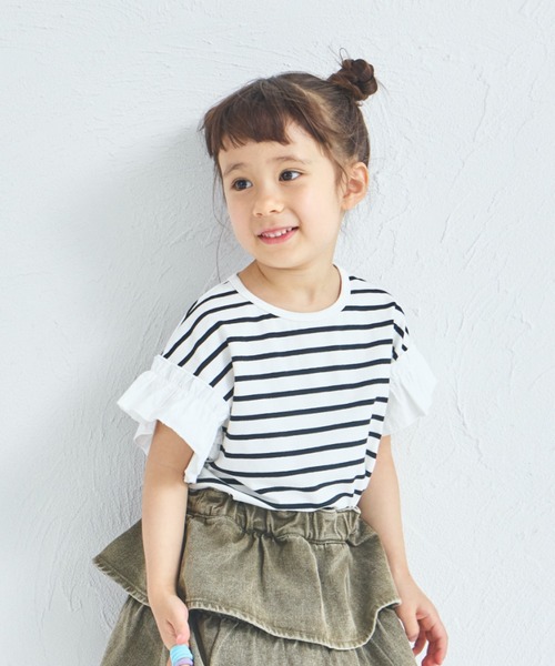 のんちゃん　専用です。45R フリルデザイン Tシャツ pairmanon tシャツ 「綿100%」選べるデザイン アソート異素材