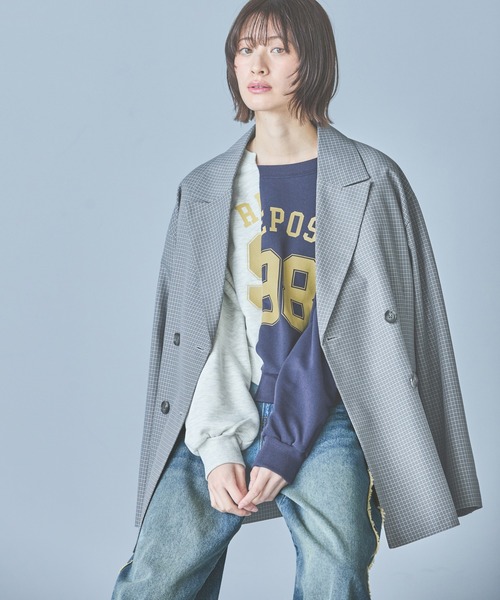 LAKOLE（ラコレ） ジャケット テーラードジャケット チェックダブル