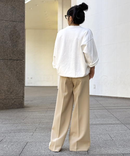 極美品 EVERY DAY I LIKE. Straight ワイド パンツ EVERYDAY I LIKE. スラックス パンツ *イージーワイドパンツ