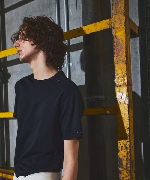 5351 POUR LES HOMMES tシャツ スタッズ 半袖 Tシャツ メンズ 