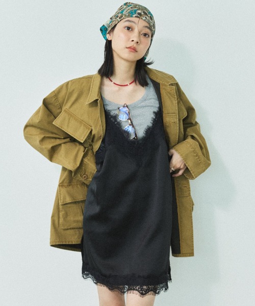 MIRROR STOKE ワンピース 「WEB限定」「新色追加」LINGERIE CAMISOLE