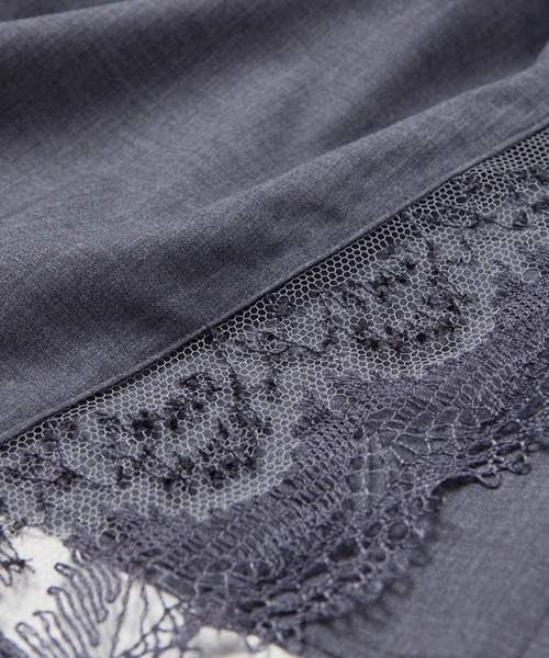 パンツ IRENE Lace Trim Apron Tailored Short IRENE Lace Trim Apron Tailored Short