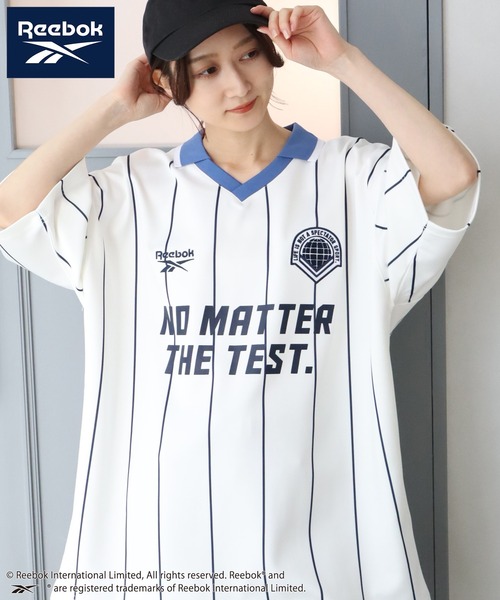 Reebok tシャツ 「Reebok/リーボック」オーバーサイズ 半袖 サッカー