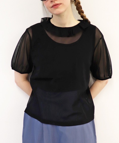 tシャツ blue blue denim「カットソー」 レディース