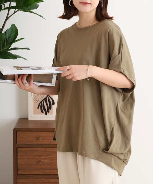 atONE（アットワン） tシャツ 立体ドルマンスリーブTシャツ レディース